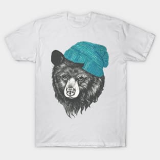 Bear in Blue T-Shirt